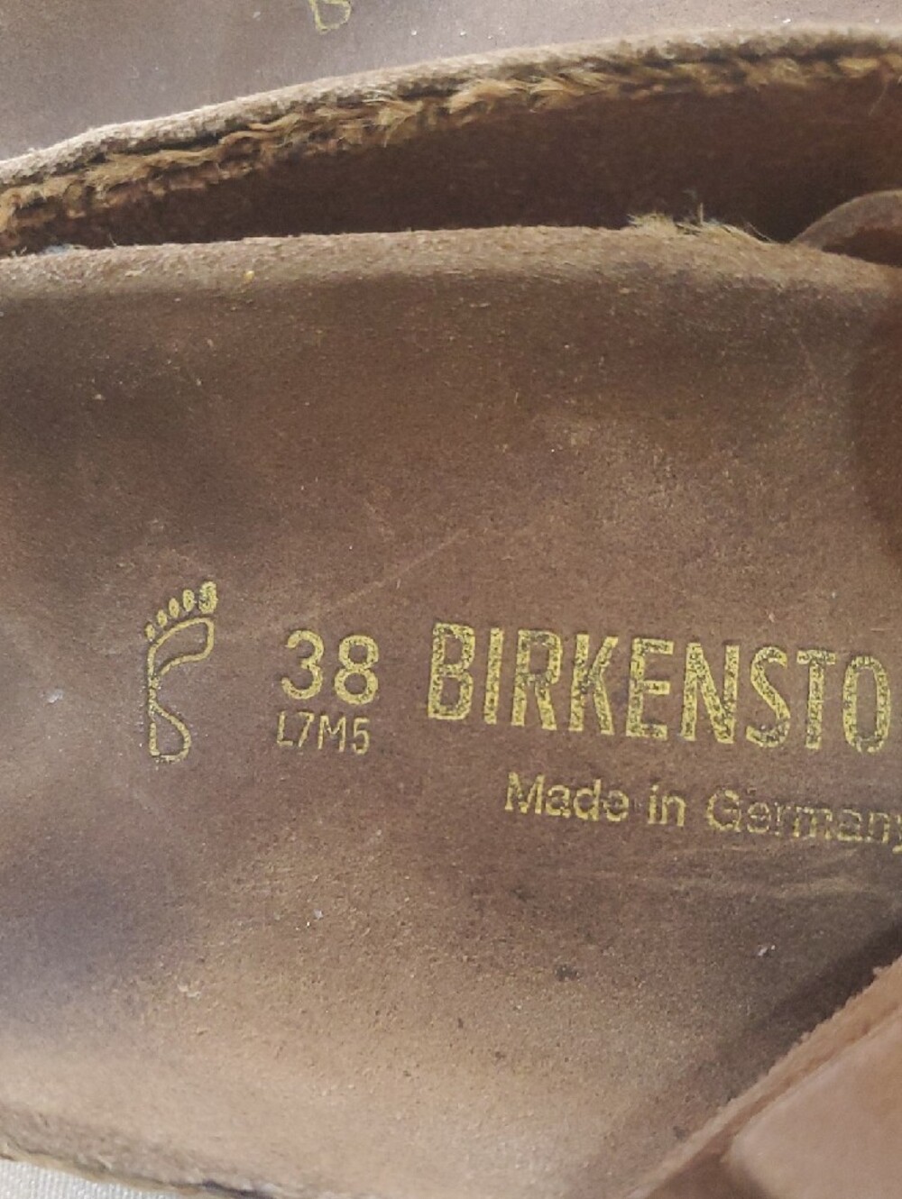 Birkenstock Brown Double Buckle Slide Sandals - Picture 14 of 14